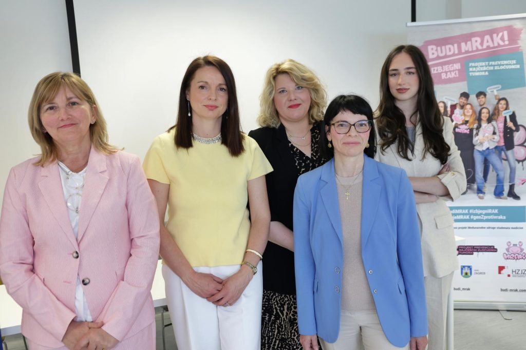 Slijeva: Tatjana Petričević Vidović, Mirela Šentija Knežević, Dorotea Bratuša Juraj, Ingrid Marton i Simona Mikuljan